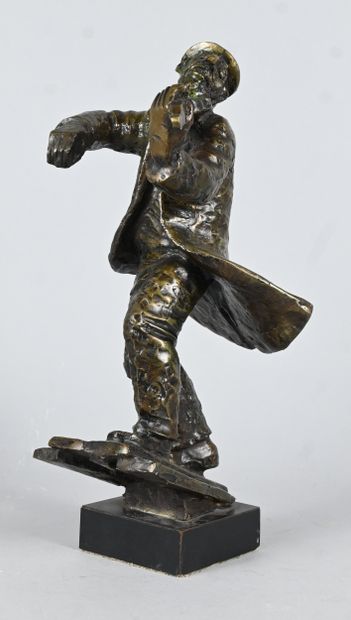 Bronze violinist signed Segal, 20th century
Bronze...
