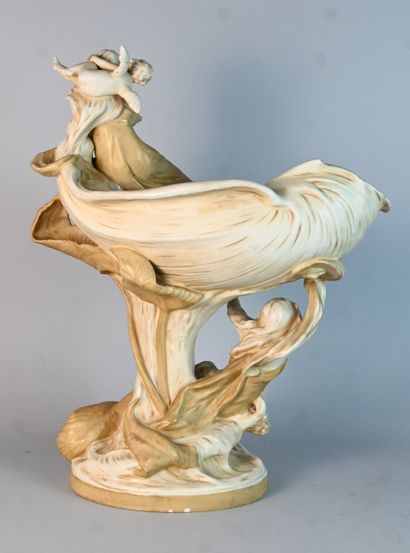Royal Dux porcelain jardinière, Art Nouveau...