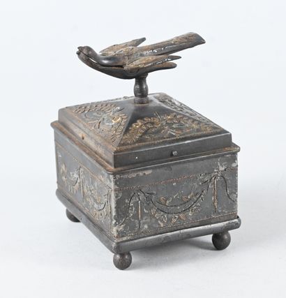 Tula steel sewing box, Russia, late 18th...