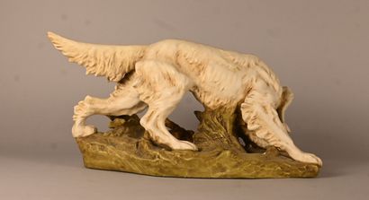 Royal Dux (Bohemia) - Polychrome porcelain...