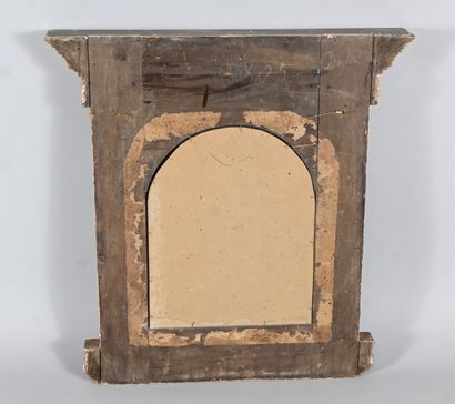 Baroque style mirror in carved and gilded...