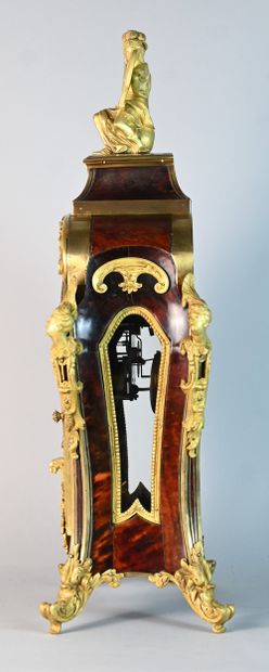 Napoleon III period Louis XV Boulle clock...