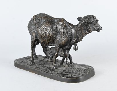Pierre-Jules Mêne (1810-1879) La Brebis et...