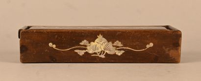 Vietnamese wooden box with mother-of-pearl...