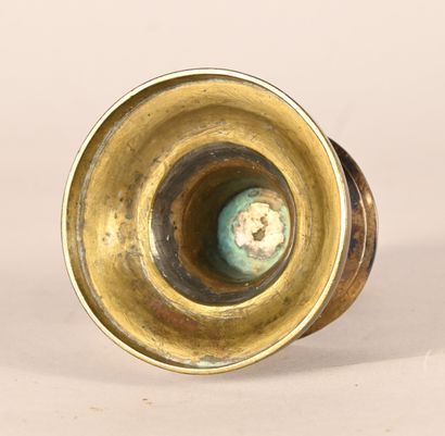 Brass candlestick, 17th century
Turned brass...
