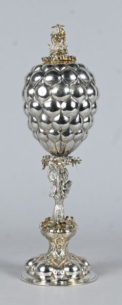 Solid silver Hanap / Traubenpokal - Germany...