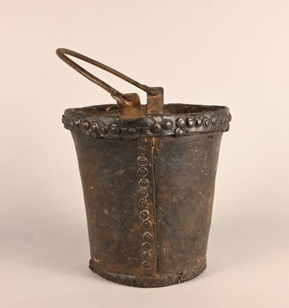 Leather fire bucket, 18th century work
Truncated...