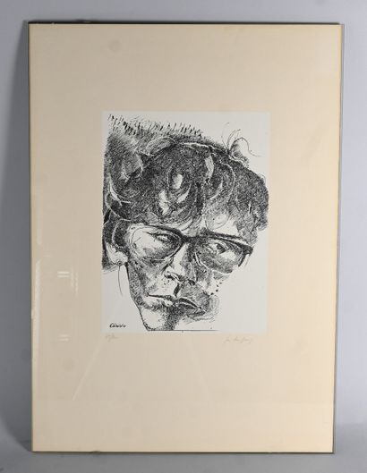 Jan Burssens (1925-2002) - Portrait of Christo,...
