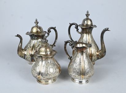 800 silver coffee and tea service, Italy,...