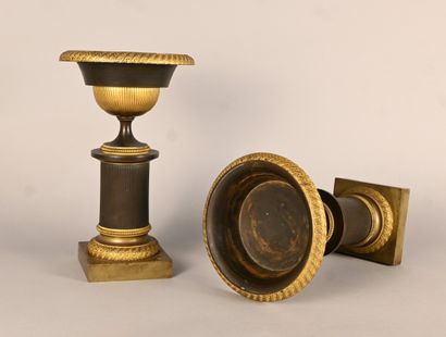 Pair of bronze vases, Empire period
Pair...