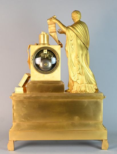 Charles X period gilt bronze clock
Gilt bronze...