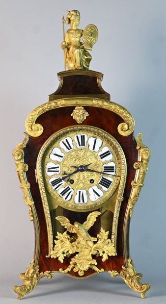 Napoleon III period Louis XV Boulle clock...