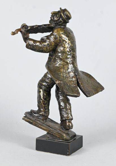 Bronze violinist signed Segal, 20th century
Bronze...