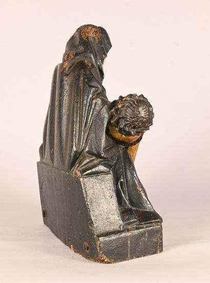 Wooden Pieta (probably pine), Germany, circa...