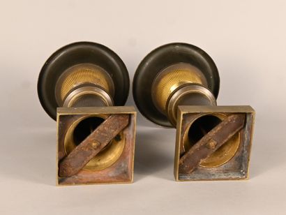 Pair of bronze vases, Empire period
Pair...