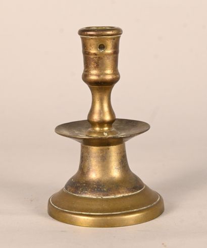 Brass candlestick, 17th century
Turned brass...