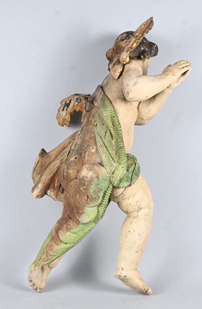 Baroque wooden angel, 17th-18th century
Polychromed...