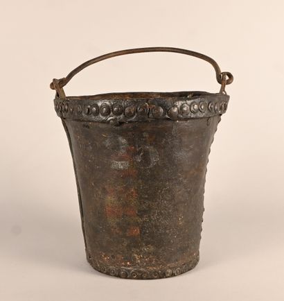 Leather fire bucket, 18th century work
Truncated...