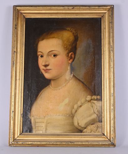 Portrait of a young woman, European school,...