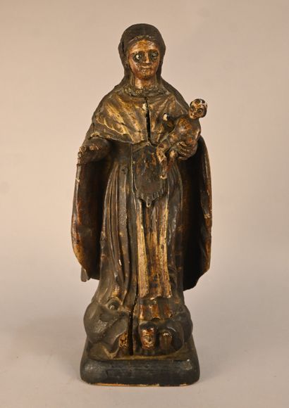 Virgin and Child, wood, Southern Germany...