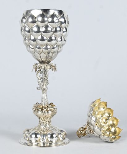 Solid silver Hanap / Traubenpokal - Germany...