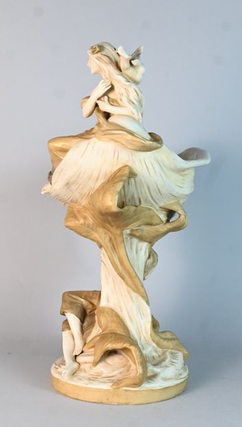 Royal Dux porcelain jardinière, Art Nouveau...