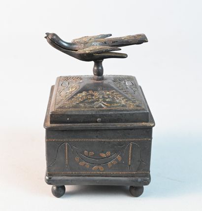 Tula steel sewing box, Russia, late 18th...