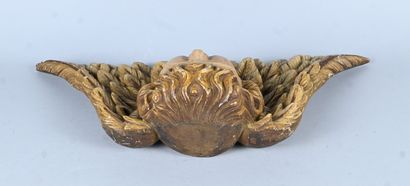 Baroque carved and gilded oak angel head
Decorative...
