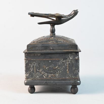 Tula steel sewing box, Russia, late 18th...