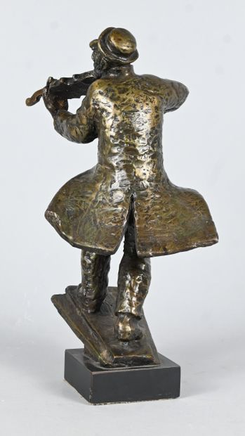 Bronze violinist signed Segal, 20th century
Bronze...