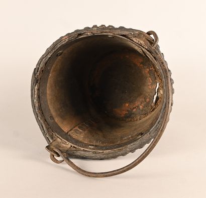 Leather fire bucket, 18th century work
Truncated...