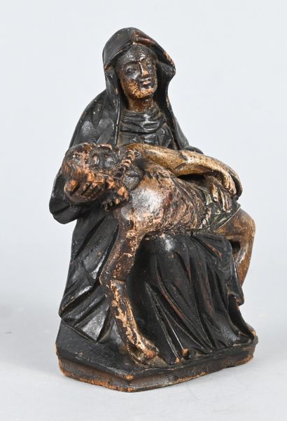 Carved wood Pietà, Europe, 18th century
A...