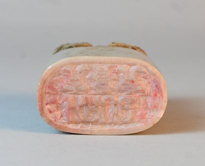 Chinese steatite seal with lions, 19th century
Chinese...