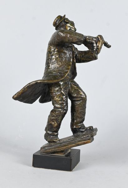 Bronze violinist signed Segal, 20th century
Bronze...