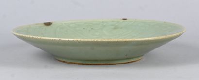 Celadon porcelain dish, China, probably Song...