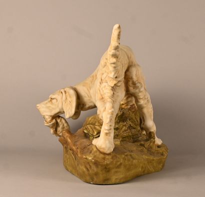 Royal Dux (Bohemia) - Polychrome porcelain...