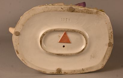Royal Dux (Bohemia) - Polychrome porcelain...