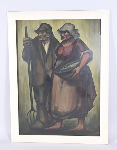 Nest Martens (1925-2024) - Couple of peasants...