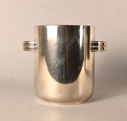 Art Deco silver-plated wine bucket, Quist,...