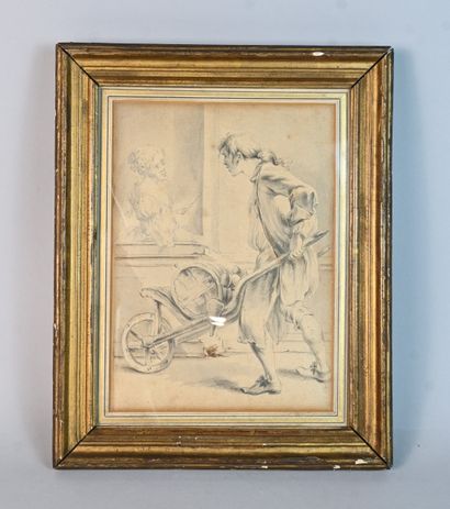 Drawing attributed to Émile Bouchardon 18th-century...
