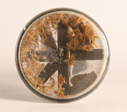 Calvary in a bottle, folk art, early 20th...