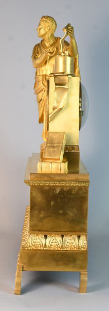 Charles X period gilt bronze clock
Gilt bronze...