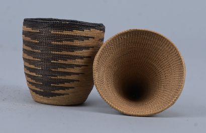 Tutsi agaseke with conical lid - Rwanda -...