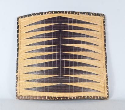 Tutsi screen Rwanda - ritual woven screen,...