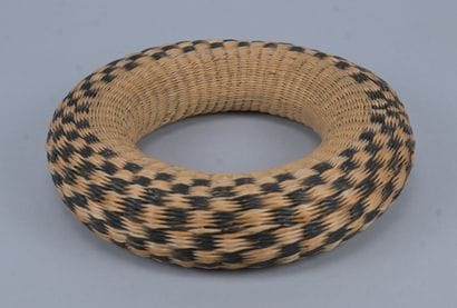 Tutsi circular pot or calabash holder - Rwanda...