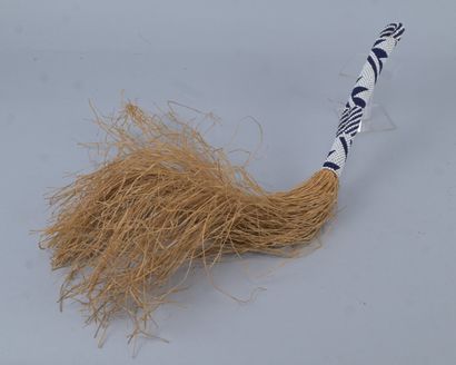 Tutsi flycatcher with beaded handle - Rwanda...