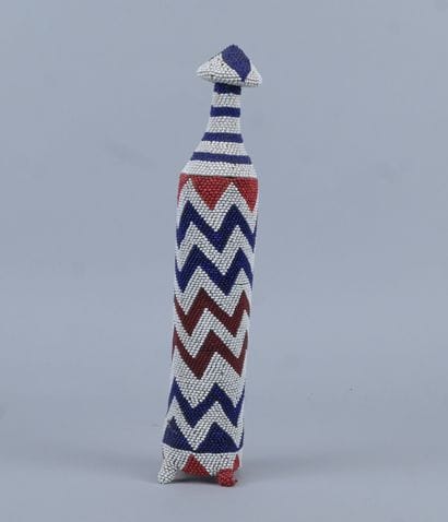 Tutsi wooden straw holder covered with glass...