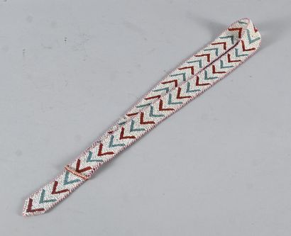 Rwanda Tutsi beaded belt - glass beads on...