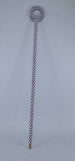 Fully beaded Tutsi ceremonial scepter - Rwanda...