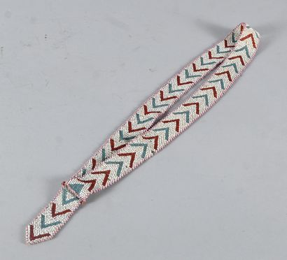Rwanda Tutsi beaded belt - glass beads on...